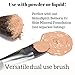 Vegan Chubby Blender Foundation Brush | Synthetic | Makeup Tool | For Liquid or Powder Foundation | Cruelty Free | Super Soft & Smooth | Hypoallergenic