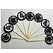 8 Black Panther Superhero Glitter Cupcake Toppers Picks Birthday Party Super Hero Party Supplies