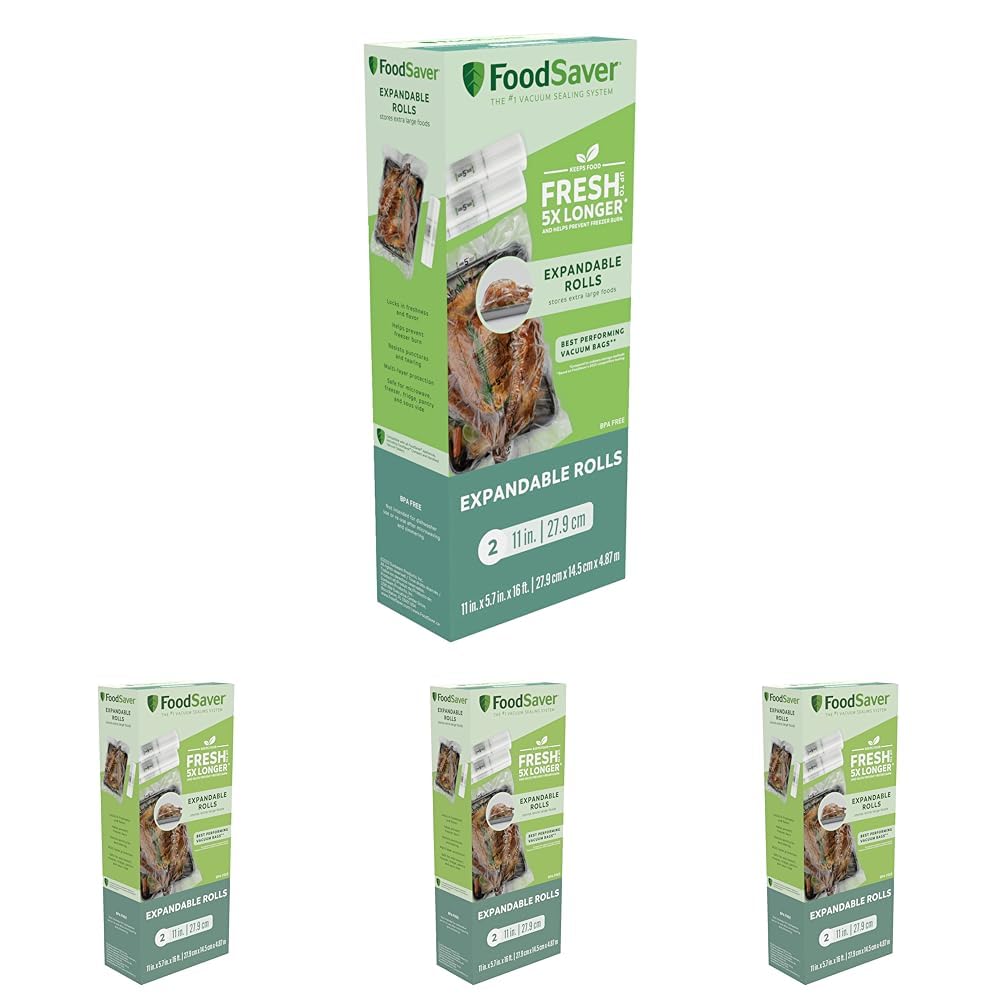 FoodSaver Vacuum Sealer Bags for Extra Large Items (Pack of 8) Image
