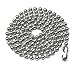 Stainless Steel Ball Chain Necklace - 4.5mm, 36