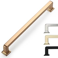 9BUILD 6 Pack 7 Inch Cabinet Handles Champagne