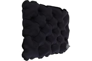 BESPORTBLE Inflatable Travel Seat Cushion Sturdy Lightweight Stadium Pad with Compact Size 19.26X14.74In for