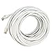 CableVantage New 100ft 30M Cat5 Patch Cord Cable 500mhz Ethernet Internet Network LAN RJ45 UTP for PC PS4 Xbox Modem Router White