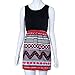 DATEWORK Women Sleeveless Evening Party Cocktail Mini Dress (M)