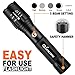 Bright Rechargeable Tactical Flashlight, eSamcore High Lumens LED Flashlights Flash Light with Battery for Camping