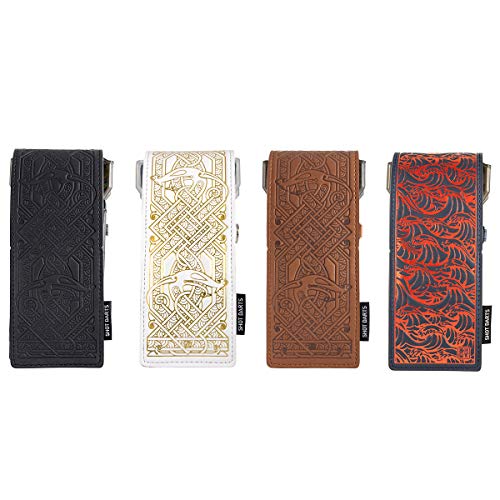 Shot! Darts Insignia Dart CaseDarts WalletTravel CaseRonin Dark Blue with Red Detailing