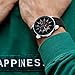 Kmasic Sport Band Compatible Samsung Galaxy Watch 46mm, Gear S3 Band, Soft Silicone Strap Replacement Wristband Compatible Samsung Galaxy Watch SM-R800NZSAXAR Smart Fitness Watch, Large, Black