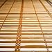 ALEKO BBL39X64BR Light Brown Bamboo Roman Wooden Indoor Roll Up Window Blinds Light Filtering Shades Privacy Drape 39 X 64 Inches