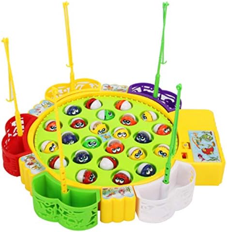 Utst 電動 釣り ゲーム おもちゃ くるくる 回転 おもしろ フィッシング お魚 つり パクパク 子供用 景品 誕生日 プレゼント に M