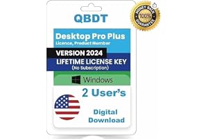 Quick-Books Desktop Pro "Plus" 2024 | 2 USERS | LIFETIME Version | NO DVD | Amazon Message Delivery(Within 1-8hrs) - Only PC, Not for Mac | 100% Money Back Guarantee