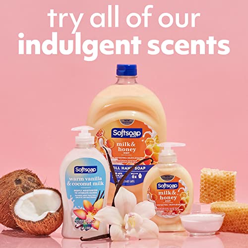 Softsoap Milk & Honey Scented, Liquid Hand Soap Refill, 50 Ounce