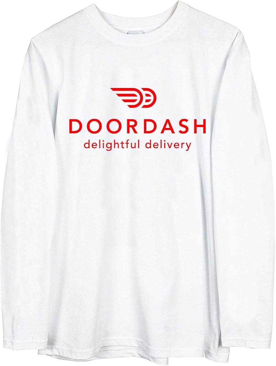 guohongdianzi DoorDash Delightful Delivery Long Sleeves Long Sleeves Shirt for Mens
