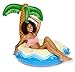 BigMouth Inc Giant Inflatable Palm Tree Pool Float, Durable Vinyl Ring Tube, Summer Beach Themed Pool Party Water Floatie, Patch Kit Included
