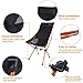 G4Free Lightweight Portable Camping Chair Outdoor Folding Backpacking High Back Camp Lounge Chairs with Headrest and Pocket for Sports Picnic Beach Hiking Fishing(Orange)