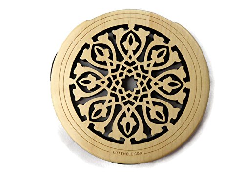 New Lute Hole Soundhole Cover Acoustic Electric Guitar Feedback Buster #01 Maple