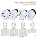 DANDELION Travel Adapter Outlet Adapter Traveler Accessory Universal Wall Charger 2 USB Ports (UK, USA, AU, Europe, Asia) International Power Plug Adaptor for Multiple Socket Type C, A, I, G (Black)