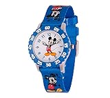 Disney Mickey Mouse Kids' Stainless Steel Time Teacher Watch