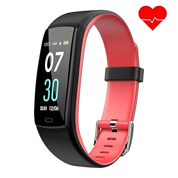 Dwfit Fitness Armband mit Pulsmesser,Wasserdicht Blutdruckmesser Fitness Tracker Aktivitätstracker Pulsuhren Schrittzähler,Uh