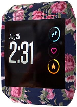 XiangMi Compatible Fitbit Ionic Case,Soft Colorful DIY Silicone Accessories Protective Frame Shockproof Cover Shell Compatible Fitbit Ionic SmartWatch
