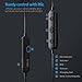 AMIR Criacr Bluetooth Headphones, Wireless Sport in-Ear Earbuds with Ergonomic Design, Hi-Fi Stereo Sound Noise Reduction Microphone-Black, Sweatproof Waterproof Earphones with Magnetic Attachment
