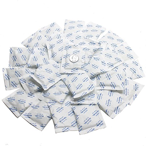 5 Gram Pack of 1000 "Dry&dry" Silica Gel Packets Desiccant