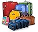 Shacke 6 Set Packing Cubes for Travel - Compression Packing Bags/Travel Organizer - Luggage Organizer Bags for Traveling - Travel Essentials for Women - Cruise Must Haves Packing List