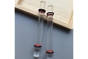 2pcs Acrylic Clay Roller Set with Adjustable Rings for Sculpting - Uncharged Ceramic Pottery Crafting Tools