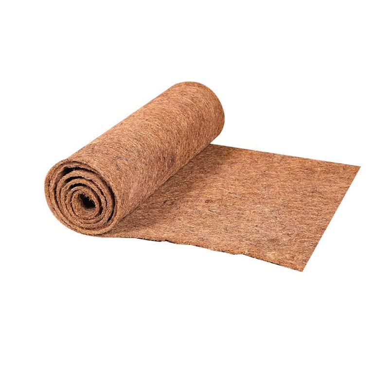 zalati Reptile Carpet 2pcs Natural Coconut Fiber Mat Terrarium Liner Bedding for Snakes, Turtles, Lizards and Insects - 50 x 30 cm