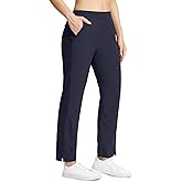 Seamaid Women's Golf Pants with Pockets Lightweight Travel Pants for Athletic Stretch UPF 50+