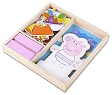 Peppa Pig Magnetic Wood Dress Up Puzzle (25 Piece)