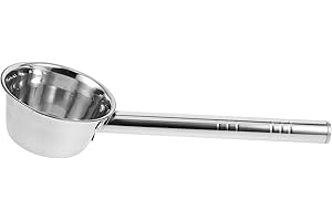 ULTECHNOVO Stainless Steel Ladle for Maple Syrup and Indoor Plant Watering Comfortable Grip and Convenient Size