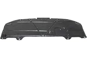 Evan Fischer Front Bumper Splash Shield Compatible with 2014-2018 Mazda 3, Fits 2014-2018 Mazda 3 Sport, Under Cover