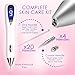 Dermasmoothe Pro Mole Removal Pen Kit | Skin Tag Remover, Mole Remover, Warts, Nevus, Dark Spots, Freckles, Tattoo | 9-Gears, USB Rechargeable, LCD Display | Spot Eraser Pro, Facial Skin Care Tool