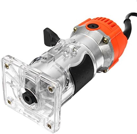 Raitool 800W 30000RMP Electric Hand Trimmer Variable Speed 1/4 Inch Corded Wood Laminate Palm Router