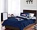 New England Patriots Queen Comforter & Sheet Set (5 Piece Bedding)