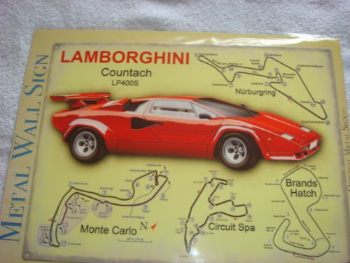 THE ORIGINAL SUPERCAR CLASSIC VINTAGE LARGE METAL SIGN 12"X16"