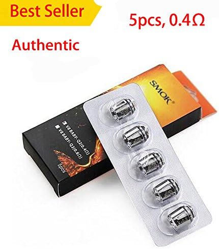 5pcs ŧḟv8 Ḃàby Q2 0.4 oḣm ĆŐils For ȘMŐK ŧḟv8 BIG Ḃàby Tanķ Știck V8 Aliȇn Ť-Priv PrŏColor kIŧ
