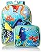 Disney Little Boys Dory Backpack with Lunch, Blue, One Size