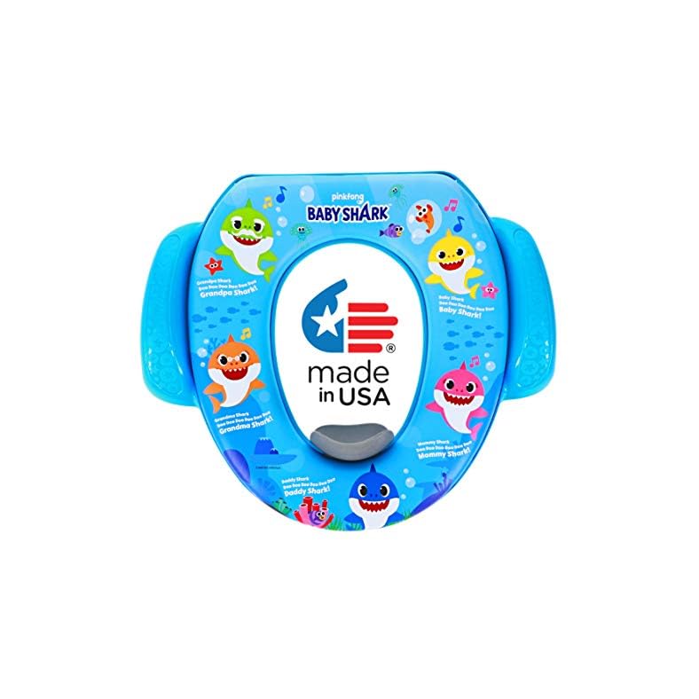 Ginsey PinkFong Baby Shark Soft Potty Training Seat, Sharktastic