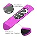 OEAGO Silicone [Anti Slip] Shock Proof Cover Case for All-New Fire TV with 4K Alexa Voice Remote (2017 Edition) (2nd Gen) / Fire TV Stick Alexa Voice Remote (Purple)
