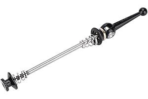 VGEBY1 Skewers, 74/100/130/135mm Alloy Quick Release Wheel Skewers(135mm-Black)