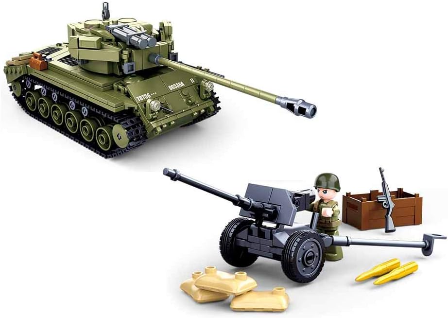 Sluban Wwii-m261 Pershing Medium Tank 2in1, Mehrfarbig - Image 3