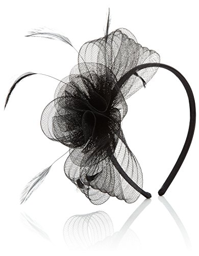 black fascinator accessorize