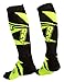 AXO MX Motion Socks (Black/Fluorescent Yellow, One Size)