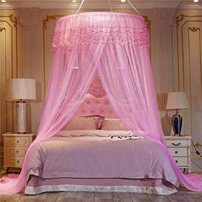 Dome Tent Princess Mosquito Net Hanging Around Tires Without