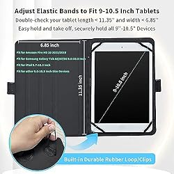 RYUITHDJP Universal 9.0-10.5 Inch Tablet Case with