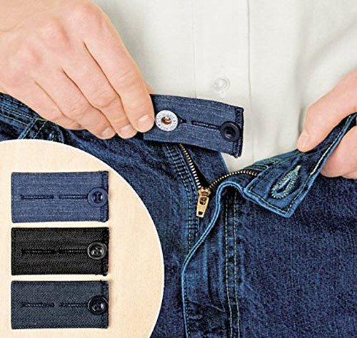 Men Women Pants Fix Expanders Waist Stretch Extender Belt