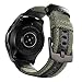 Galaxy Watch Ultra Bands 47mm Nylon, Maxjoy for Galaxy Ultra Watch Band Military Sport Replacement Strap Compatible with Samsung Galaxy Watch 7 Ultra 47mm 2024, Oliver Green Band with Black Adapter