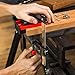 NoCry Pocket Hole Jig System - 2-in-1 Jig and Dowel Tool Kit with 78 Accessories, Including F-Clamp, Drill Bits, Screws, Dowel Plugs & Carrying Case