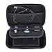 imoli Portable Hard Drive Case for External Hard Drive, USB Cable, USB Flash Drive and SD Cards (Black)